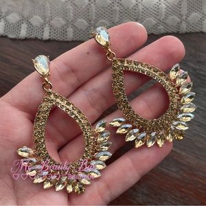 Champagne Chandelier Earrings